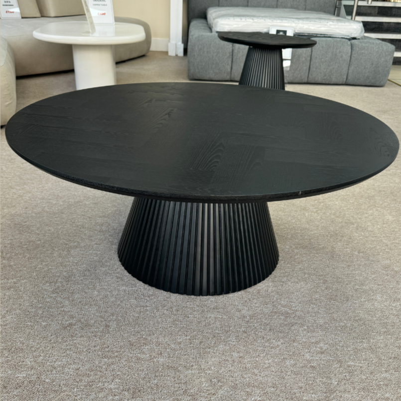 VISGRAAT BLACK COFFEE TABLE SET